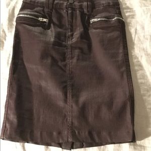 7 For Allmankind brown skirt